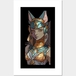 Bastet Feline Protector Posters and Art